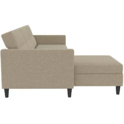 Hartford - 3-zits Hoekslaapbank In Cappuchino Stof -Meubelwinkel 034d87188bb74b829e125dc927ddbe53