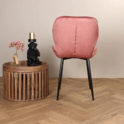 DS4U - Giulia Eetkamerstoel Velvet Roze 14 DS4U - Giulia Eetkamerstoel Velvet Roze -Meubelwinkel 039a230af4c14f90a59bc32f78d2c6ed