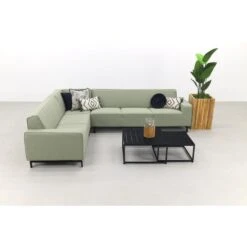 VDG Boavista/Royalty Loungeset - Hoekbank Links - Groen - 5-delig -Meubelwinkel 03b1039d73cf45579c69f42a4644d5e8