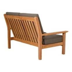 Les - Teak Loungebank Teak 124cm + Kussen -Meubelwinkel 0404127d46164e4fb25ef84ddb99ebde