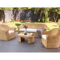 LIVADEIA - Loungeset 5-zits - Natuurlijk - Rotan 18 LIVADEIA - Loungeset 5-zits - Natuurlijk - Rotan -Meubelwinkel 0443daf92985416b9b3a43e4cd031970
