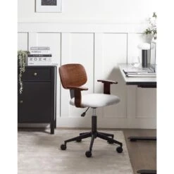 GUNNISON - Bureaustoel - Lichtgrijs - Linnen 14 GUNNISON - Bureaustoel - Lichtgrijs - Linnen -Meubelwinkel 04765f9240c6422b8e0dd811e56272f2