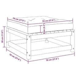 VidaXL - Tuinvoetenbank - Grijs - Grenenhout - Met Kussen 12 VidaXL - Tuinvoetenbank - Grijs - Grenenhout - Met Kussen -Meubelwinkel 091ffb0765674489a525e22117bfd9a1