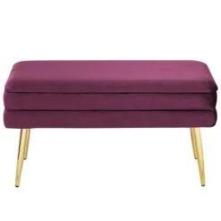 DURHAM - Bankje - Roze - Fluweel -Meubelwinkel 0964220052904a12a4ec0dd11138e80b