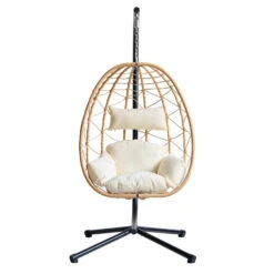 Hangstoel Van Bruin Rotan En Metaal -Meubelwinkel 0b2e08dadccd49a3bc7d6169622e1f1f