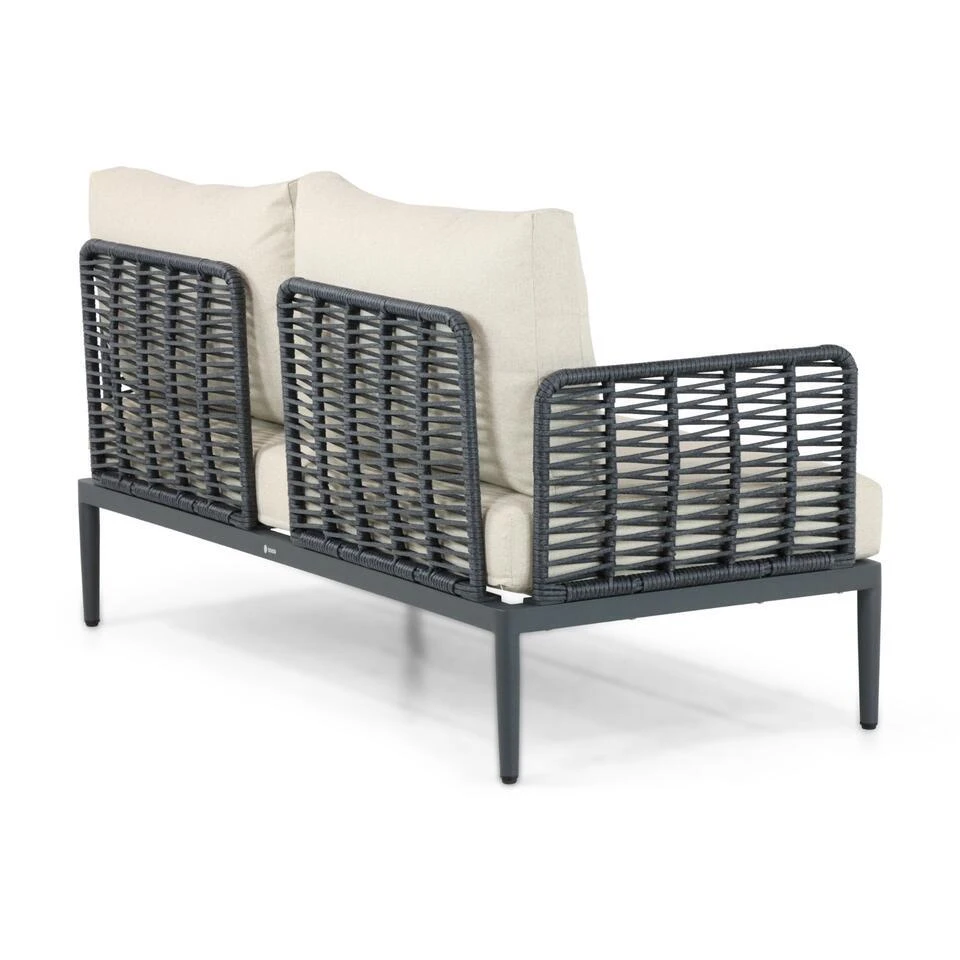 Stoel En Bank Loungeset 5 Personen Aluminium/wicker Grijs Coco Ibiza 9 Stoel En Bank Loungeset 5 Personen Aluminium/wicker Grijs Coco Ibiza - Afbeelding 7