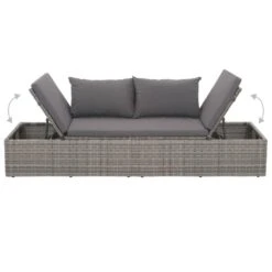 VidaXL Tuinbed 195x60 Cm Poly Rattan Grijs 8 VidaXL Tuinbed 195x60 Cm Poly Rattan Grijs -Meubelwinkel 0c62a5e361674cb3ba66ee61da3668f5