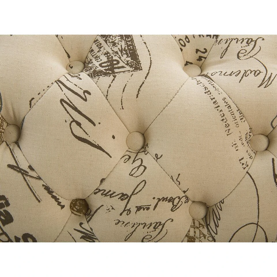 NIMES - Chaise Longue - Beige - Linkerzijde - Polyester 9 NIMES - Chaise Longue - Beige - Linkerzijde - Polyester - Afbeelding 7