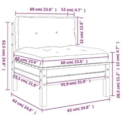 VidaXL - Tuinbank Zonder Armleuningen - Bruin - Hout - Met Kussens 14 VidaXL - Tuinbank Zonder Armleuningen - Bruin - Hout - Met Kussens -Meubelwinkel 0fd0027bb0b041d1917bc478e95143ef