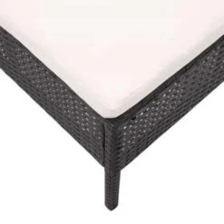 VidaXL 3-delige Loungeset Met Kussens Poly Rattan Zwart -Meubelwinkel 1000002889 0103