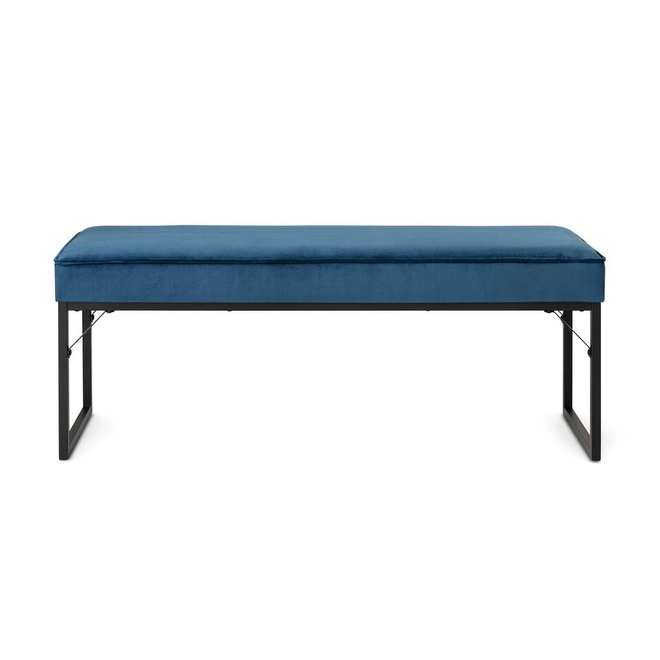 Lifa Living Londen Halbank - Blauw - 120 X 40 X 45 Cm 5 Lifa Living Londen Halbank - Blauw - 120 X 40 X 45 Cm - Afbeelding 3