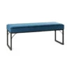 Lifa Living Londen Halbank - Blauw - 120 X 40 X 45 Cm -Meubelwinkel 1000006740