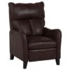 ROYSTON - TV-fauteuil - Bruin - Kunstleer -Meubelwinkel 1000027715