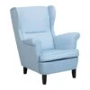 Beliani Oorfauteuil ABSON - Blauw Polyester 1 Beliani Oorfauteuil ABSON - Blauw Polyester -Meubelwinkel 1000027783