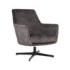 LABEL51 Fauteuil Toby Antraciet Velours 1 LABEL51 Fauteuil Toby Antraciet Velours -Meubelwinkel 1000028439