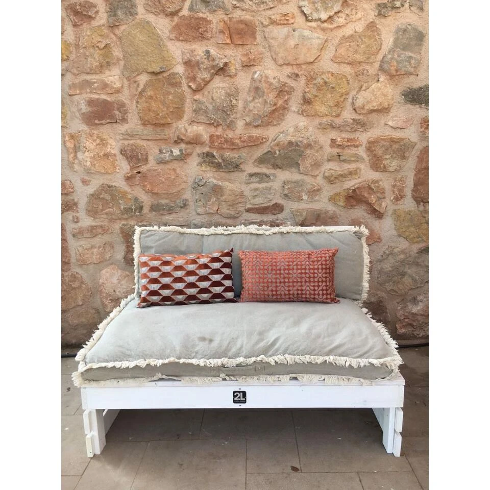 2L Home & Garden Palletbank Whitewash - Wit 6 2L Home & Garden Palletbank Whitewash - Wit - Afbeelding 4