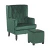 Beliani Fauteuil SANDSET - Groen Fluweel 1 Beliani Fauteuil SANDSET - Groen Fluweel -Meubelwinkel 1000038679