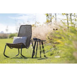 WOOOD Schommelstoel Buiten Tom - Rattan - Naturel - 97x51x95 8 WOOOD Schommelstoel Buiten Tom - Rattan - Naturel - 97x51x95 -Meubelwinkel 1000041308 0102