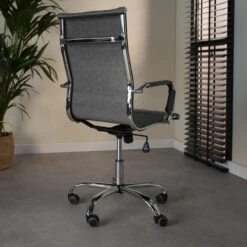 Industriële Bureaustoel Matt Grijs Stof Hoog - 50x55x112 Cm - Stof - Grijs 8 Industriële Bureaustoel Matt Grijs Stof Hoog - 50x55x112 Cm - Stof - Grijs -Meubelwinkel 1000042421 0102