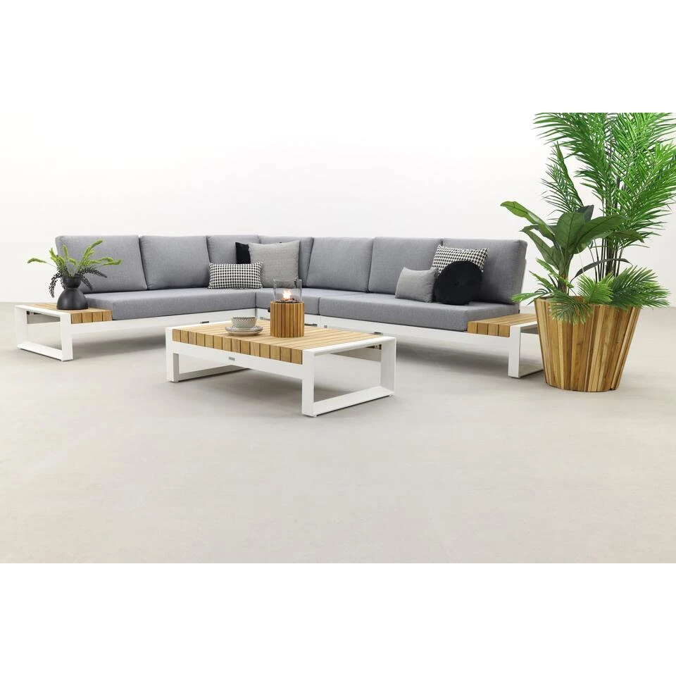 Taste Matisse Loungeset - Wit - 5 Delig 4 Taste Matisse Loungeset - Wit - 5 Delig - Afbeelding 2