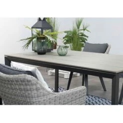 Garden Impressions Palmas Tuintafel Antraciet - Grijs 180x107 Cm 6 Garden Impressions Palmas Tuintafel Antraciet - Grijs 180x107 Cm -Meubelwinkel 1000054075 0102