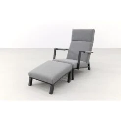 VDG Costa Relaxstoel + Hocker - Sunbrella - Light Grey 7 VDG Costa Relaxstoel + Hocker - Sunbrella - Light Grey -Meubelwinkel 1000054361 0101