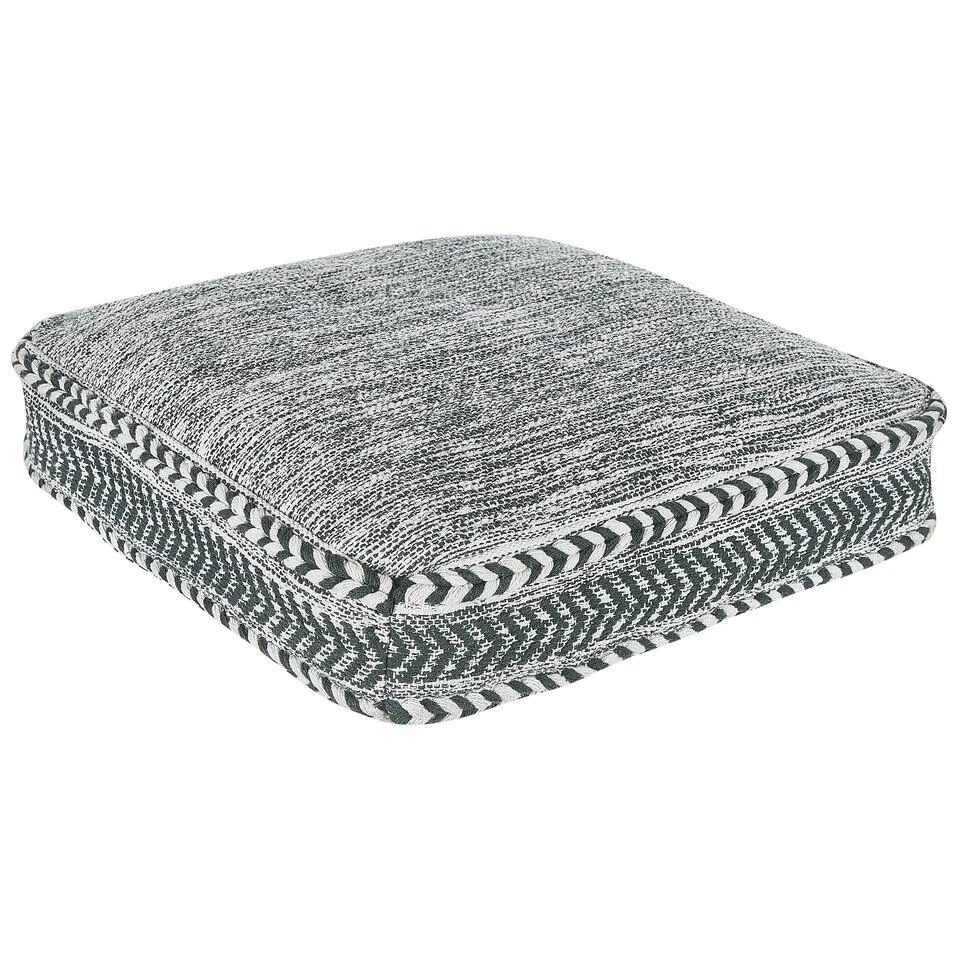 Beliani Poef BIRCH - Groen Katoen 3 Beliani Poef BIRCH - Groen Katoen