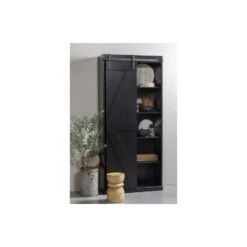 WOOOD Kruk Bikkel - Hout - Naturel - 40x28x28 -Meubelwinkel 1000057578 0102
