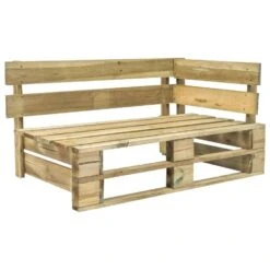 VidaXL Tuinbank Met Grijze Kussens Pallet Grenenhout -Meubelwinkel 1000060776 0102