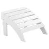 Beliani Voetenbankje ADIRONDACK - Wit Kunsthout 1 Beliani Voetenbankje ADIRONDACK - Wit Kunsthout -Meubelwinkel 1000069780
