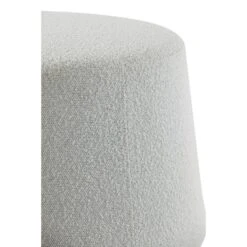 Poef Lauryn - Wit Bouclé - Ø59cm -Meubelwinkel 1000072862 0110