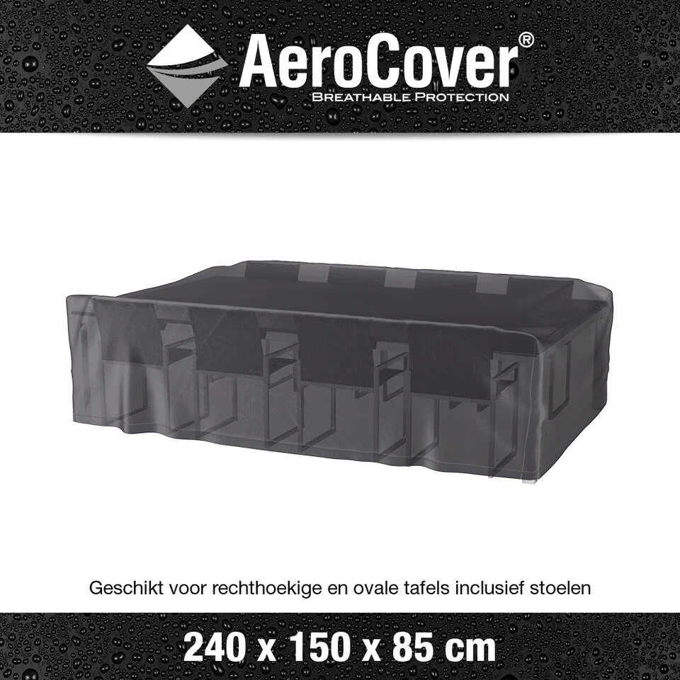 Aerocover Tuinsethoes - 240x150x85 Cm 4 Aerocover Tuinsethoes - 240x150x85 Cm - Afbeelding 2