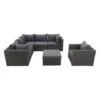 Suns Loungeset Garda Inclusief Fauteuil - Antraciet 2 Suns Loungeset Garda Inclusief Fauteuil - Antraciet -Meubelwinkel 1000074426