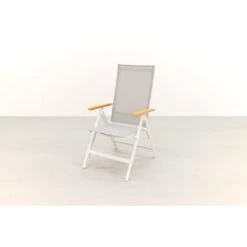 Hartman Napoli Verstelbare Tuinstoel - Teak Armleuning - Wit 9 Hartman Napoli Verstelbare Tuinstoel - Teak Armleuning - Wit -Meubelwinkel 1000074462 0103