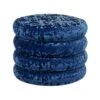 Beliani Poef BREWTON - Blauw Fluweel 1 Beliani Poef BREWTON - Blauw Fluweel -Meubelwinkel 1000080239