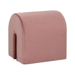 Beliani Poef MODOC - Roze Fluweel