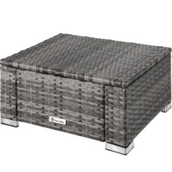 Tectake - Wicker Zitkruk -grijs- 53 X 53 X 26 Cm 8 Tectake - Wicker Zitkruk -grijs- 53 X 53 X 26 Cm -Meubelwinkel 1000083108 0102