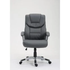 Clp Bureaustoel Texas Kunstleder Grijs -Meubelwinkel 1000084074 0101