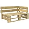 VidaXL Tuinhoekbank Pallet Hout -Meubelwinkel 1000084649