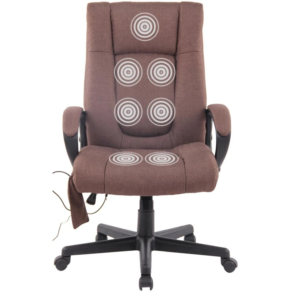 Clp Bureaustoel XL Sparta XM Stof Bruin 4 Clp Bureaustoel XL Sparta XM Stof Bruin - Afbeelding 2