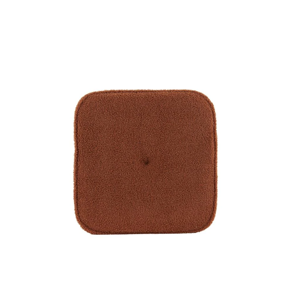 Poef Kiki - Oranje - 40x40x35cm 5 Poef Kiki - Oranje - 40x40x35cm - Afbeelding 3