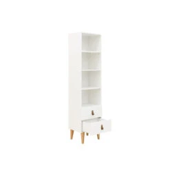 Bopita Indy Boekenkast 190 Cm - Wit/Naturel -Meubelwinkel 1000086337 0103
