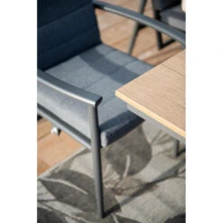 Garden Impressions Jerone Tuinstoel Verstelbaar - Donker Grijs -Meubelwinkel 1000088270 0103