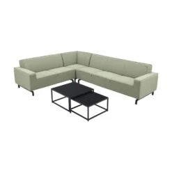 VDG Boavista/Royalty Loungeset - Hoekbank Links - Groen - 5-delig