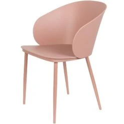 Puur Göta Eetkamerstoel - Kunststof - Roze