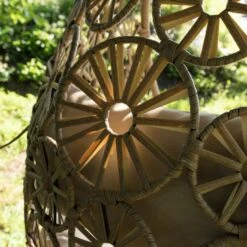 Flower Hangstoel Naturel - Wicker - Bruin -Meubelwinkel 1000094365 0103