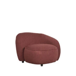 LABEL51 Fauteuil Livo Rechts - Winered - Boucle 8 LABEL51 Fauteuil Livo Rechts - Winered - Boucle -Meubelwinkel 1000097887 0102