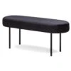 Metalen Bank Met Zwarte Fluwelen Bekleding 1 Metalen Bank Met Zwarte Fluwelen Bekleding -Meubelwinkel 1000116220