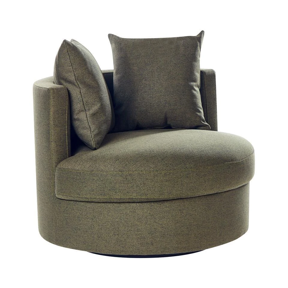 DALBY - Fauteuil - Groen - Stof 3 DALBY - Fauteuil - Groen - Stof