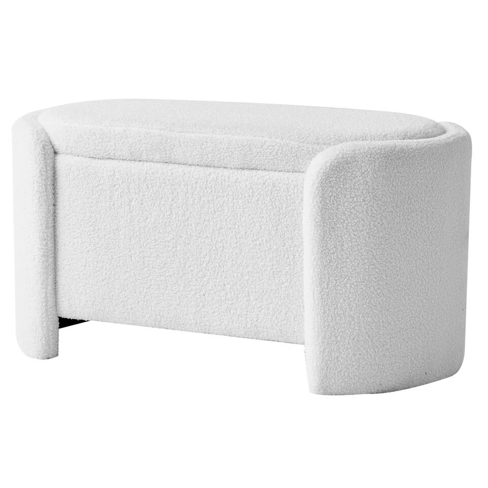 Bank Met Opbergruimte In Witte Lussen 3 Bank Met Opbergruimte In Witte Lussen